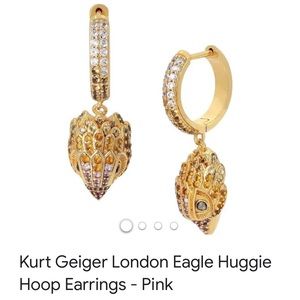 Kurt Geiger London Eagle Huggie Earrings